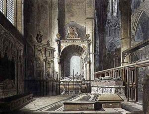 West View of St. Edmunds Chapel, plate 30 from Westminster Abbey, engraved by J. Bluck fl.1791-1831 pub. by Rudolph Ackermann 1764-1834 1811