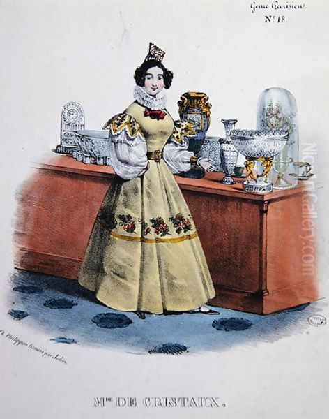 A Crystal Seller, c.1840 - view 1