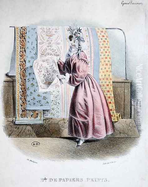 Wallpaper Seller, c.1840 - view 1