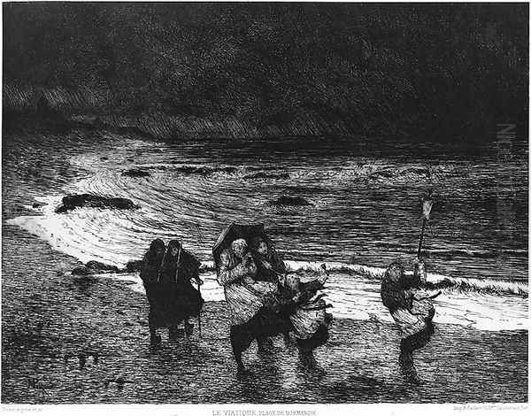 Viaticum on a Beach in Normandy, 1874 - view 1