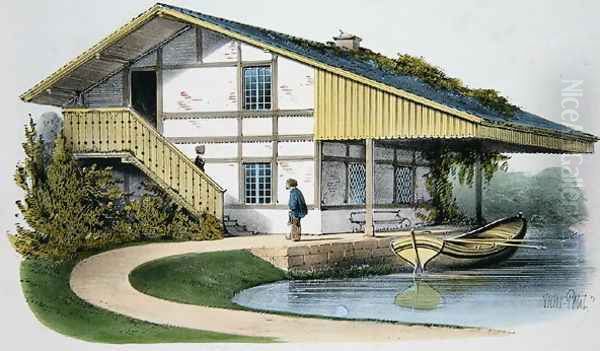 The Glassmakers chalet, illustration from Habitations Champetres published Paris, c.1895 - view 1