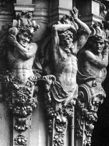 Supporting figures by Balthasar Permoser