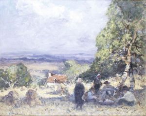 Le Repos Des Moissonneurs by Fernand Maillaud
