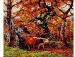 L'attelage En Foret by Fernand Maillaud