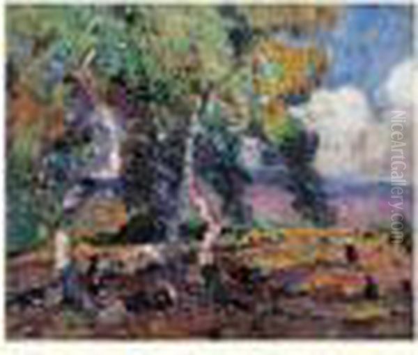 Bergere Et Son Troupeau - view 1