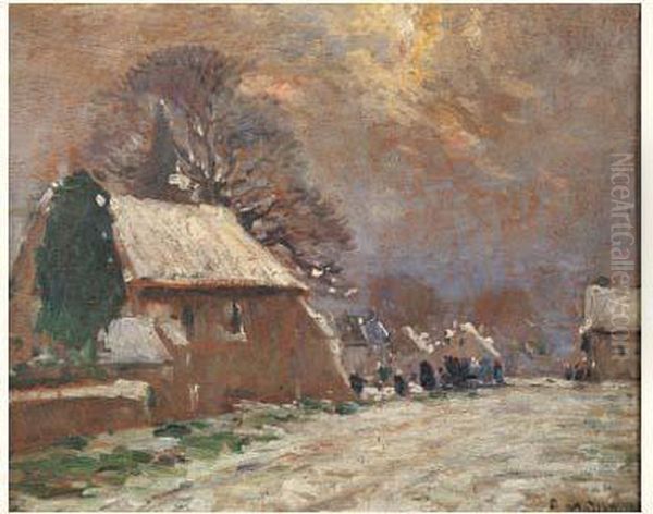 La Chapelle Du Village Sous La Neige - view 1