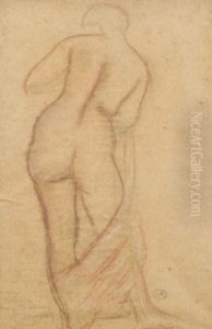 Nu De Dos A La Draperie by Aristide Maillol