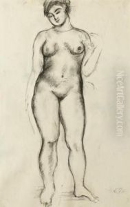 Nu Debout De Face by Aristide Maillol