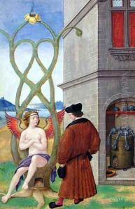 Dialogue between the Alchemist and Nature, 1516 by Jean Perreal
