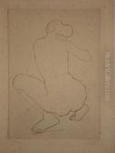 Femme Accroupie De Dos by Aristide Maillol