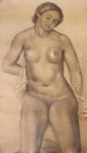 Nude Study Of A Woman by Aristide Maillol