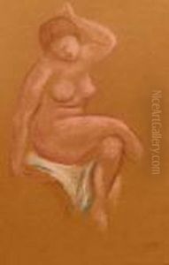Nu A La Draperie by Aristide Maillol