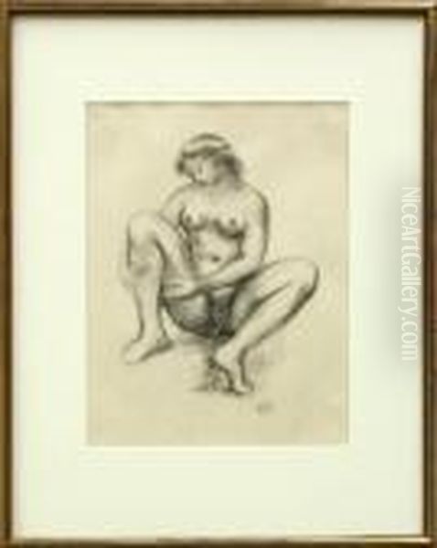 Seated Female Nude - view 1