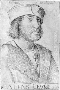 Philibert II de la Platiere c.1465-1499 known as LEcuyer Bourdillon, c.1494 by Jean Perreal