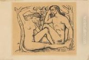 Adam Et Eve by Aristide Maillol