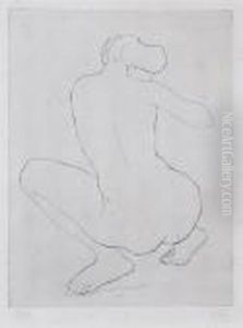 Femme Accroupie, Vue De Dos by Aristide Maillol