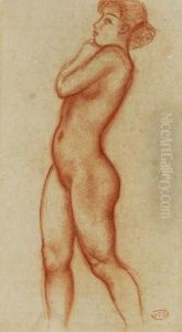 Nu Debout De Profil. by Aristide Maillol