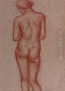 etude De Femme Nue Debout, Vue De Dos by Aristide Maillol