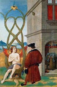 The Alchemist Talking with Nature by Jean Perreal
