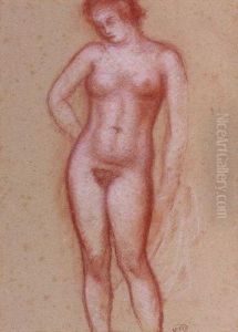 etude De Femme Nue Debout, Vue De Face