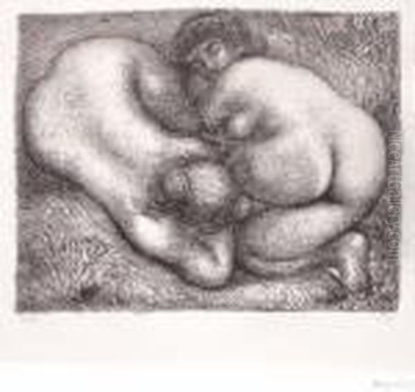 Deux Femmes Dans L'herbe - view 1