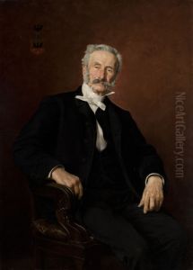 Portrait of Pawel Popiel by Kazimierz Pochwalski