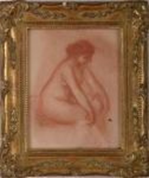 Seated Female Nude - view 1