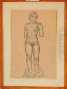 femme Nue Debout Vue De Face by Aristide Maillol