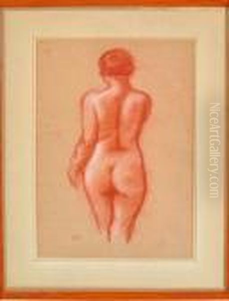 femme Nue Debout Vue De Dos - view 1