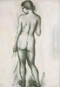 Nu Debout De Dos. by Aristide Maillol