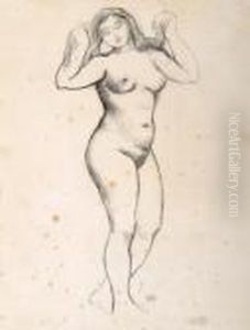 Femme Nue, Bras Releves by Aristide Maillol