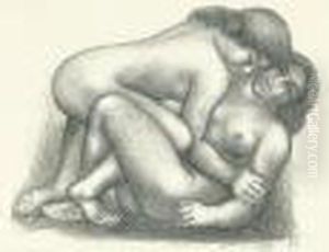 Deux Femmes S'etreigant