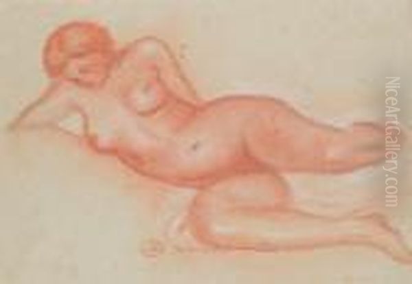 Nu Allonge De Face - view 1