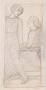 Two Women by Aristide Maillol