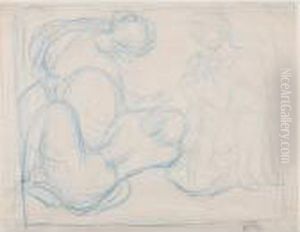 Three Figures by Aristide Maillol