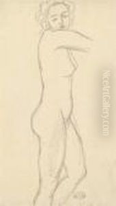 Jeune Fille Posant Pour 'la Nymphe' by Aristide Maillol