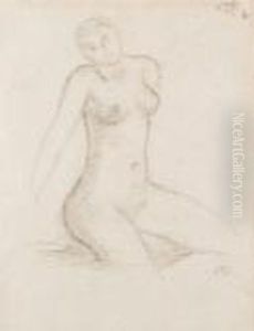 Nue Assise by Aristide Maillol