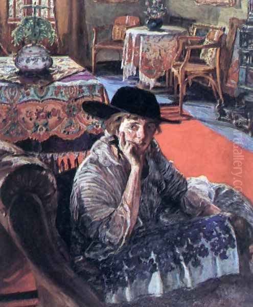 Cleo in the salon 1916 - view 1