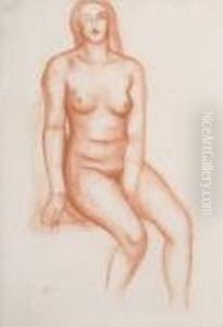 Nu Assis De Face by Aristide Maillol