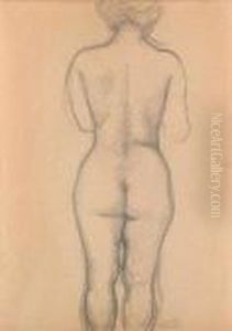 Recto: Nu De Dos - Verso:jeune Fille En Nuisette Recto: Nu De Dos - Verso:jeune Fille En Nuisette