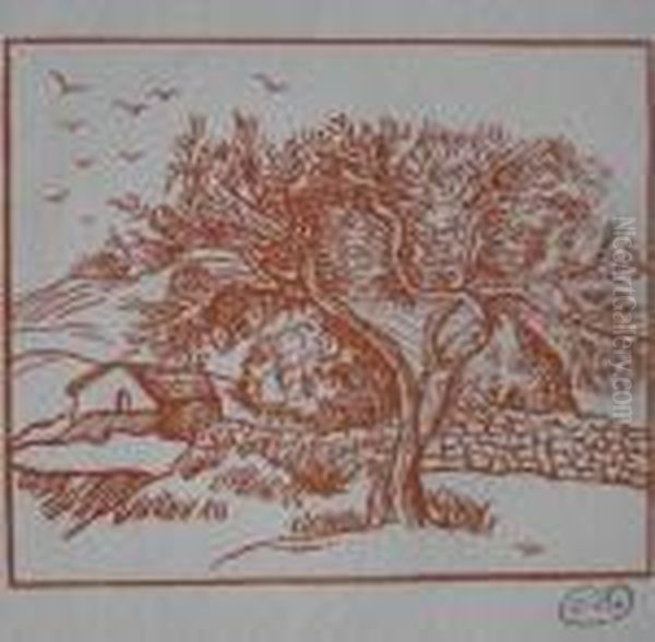 Landscape; Woman And Goat - view 1