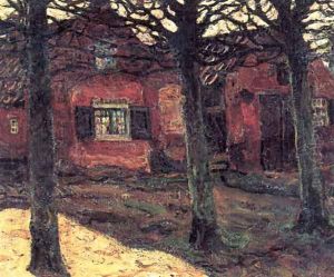 Street in Holland 1902 by Izsak Perlmutter