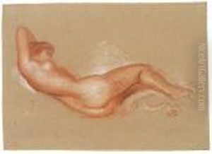 Liegender Weiblicher Akt by Aristide Maillol