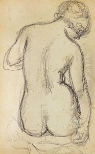 Nu De Dos Assis by Aristide Maillol