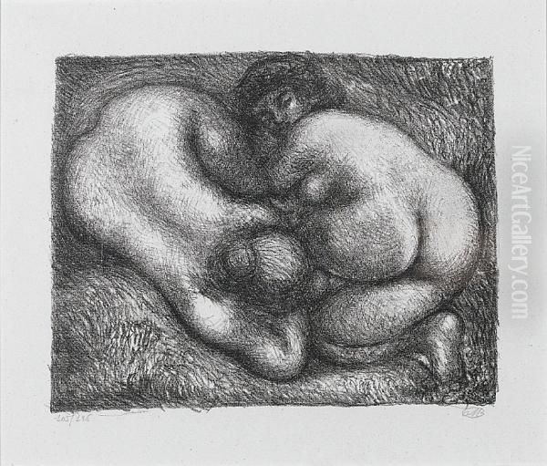 Deux Femmes Dans L'herbe - view 1