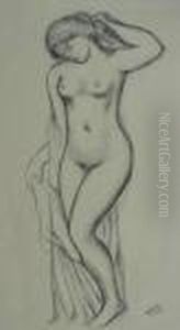 Standing Nude With Towel by Aristide Maillol