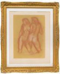 Two Figures Bathing by Aristide Maillol
