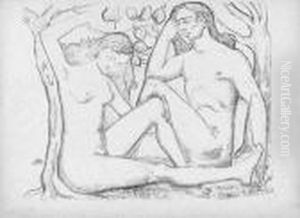 Adam Et Eve. 1895. by Aristide Maillol