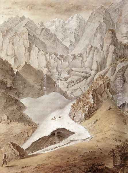 Landscape with Chamois 1809 - view 1