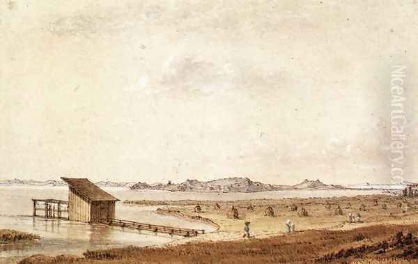 The Lake Balaton at Fured 1821 - view 1